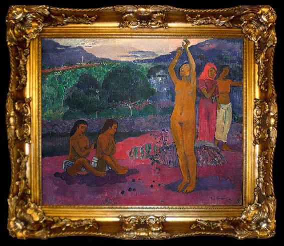 framed  Paul Gauguin The Invocation, ta009-2